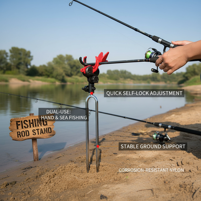🔧 No more wobble, no more slip – your rod stays locked until you're ready to fight! 🎣💪