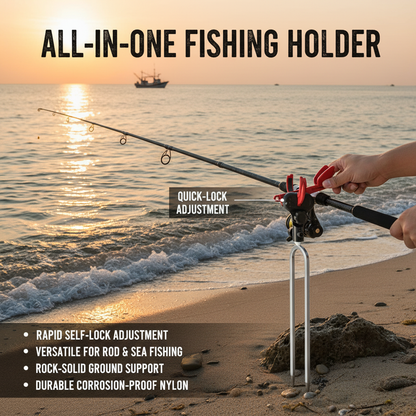 🔧 No more wobble, no more slip – your rod stays locked until you're ready to fight! 🎣💪