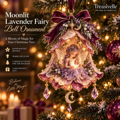 🧚✨ Enchanted Fairy Bell Christmas Ornament
