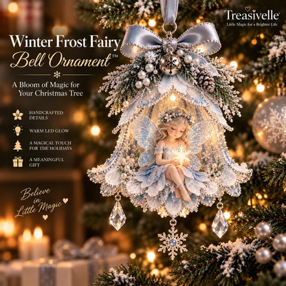 🧚✨ Enchanted Fairy Bell Christmas Ornament