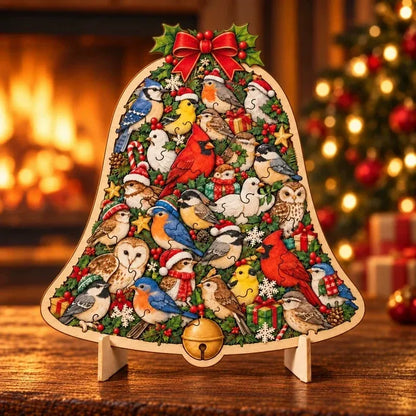 🎄🧩 Wooden Christmas Puzzle with Stand — 8 Festive Designs to Build & Display