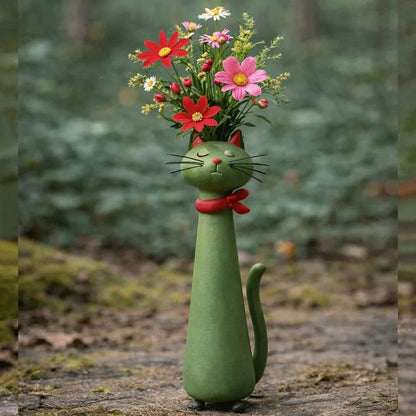 😻 Cats that hold your flowers – because your home needs more purrsonality! 🌼