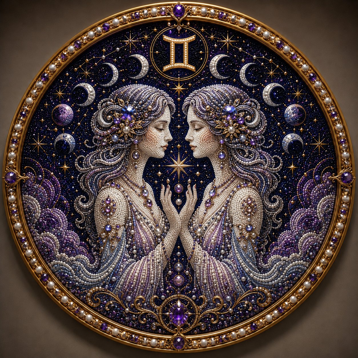 🌙✨Personalized 12 Zodiac Pearl Art Kit – Relax & Create! 🌌