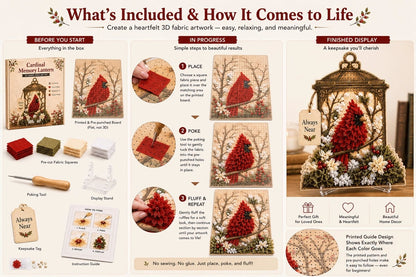 🕊️3D Fabric Memory Lantern Kit – Craft a Heartfelt Keepsake of Everlasting Love! ❤️✨