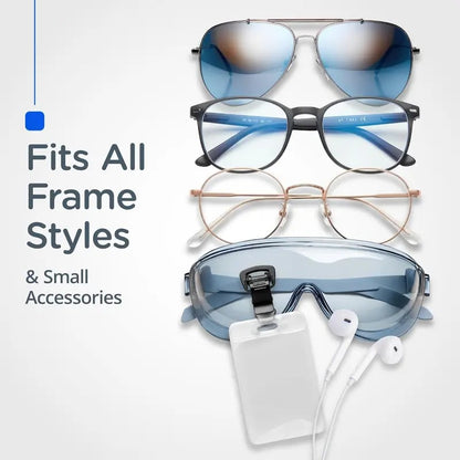 🧲 Ultimate Magnetic Eyeglass Holder: Non-Slip Secure Clip & Clothing Guard! 👓