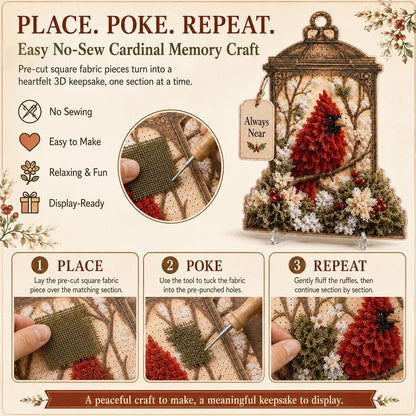 🕊️3D Fabric Memory Lantern Kit – Craft a Heartfelt Keepsake of Everlasting Love! ❤️✨