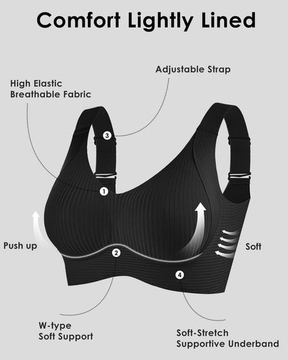 🎁✨Buy 1, get 3 packs🔥Super supportive bra | Push-up bra without underwire👍No more sagging breasts