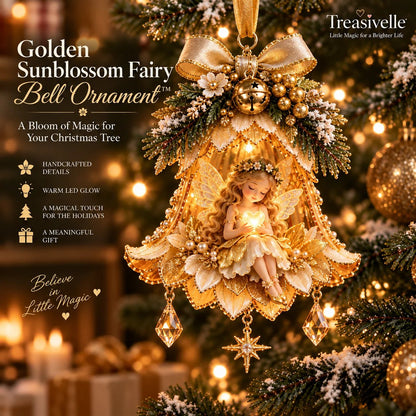 🧚✨ Enchanted Fairy Bell Christmas Ornament