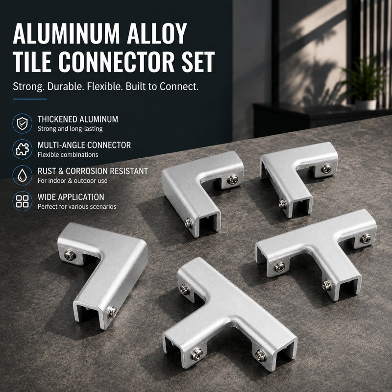 🔩 Premium Aluminium Alloy Glass Clamps: No-Drill Shelf & Panel Bracket Holder! 🛡️