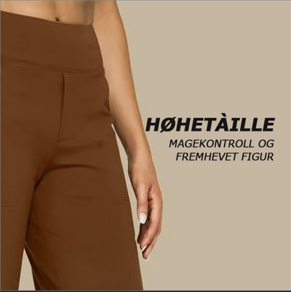 🔥Loose, high-waisted business trousers with an informal waistban