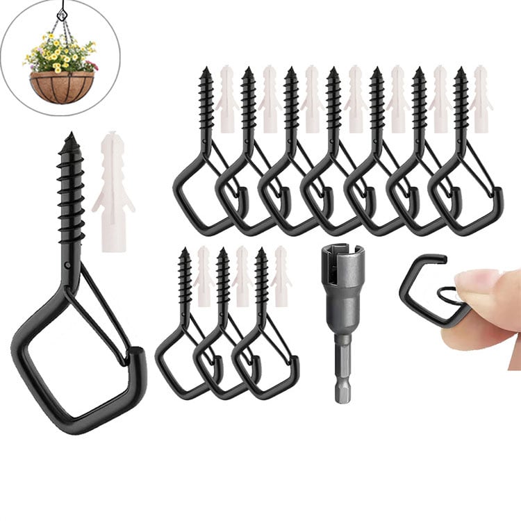 🪴 Hang plants, cups, lights, and feeders – 20 screw hooks for every room! 🏡✨