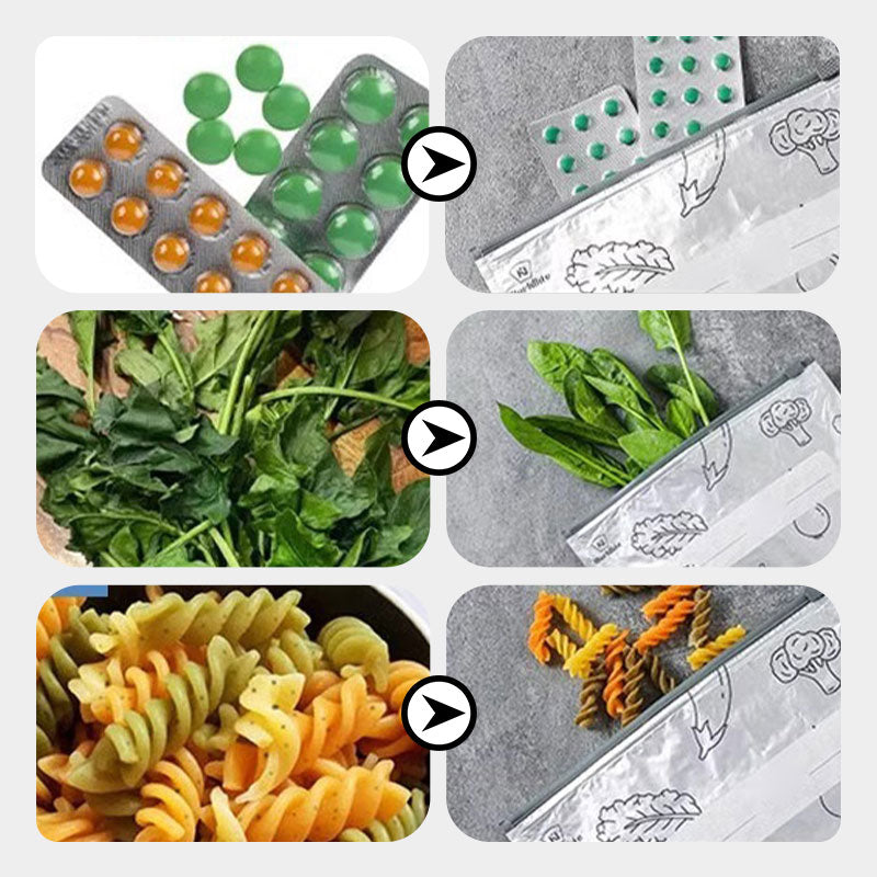 ✨1 for just £0.3♻️Reusable resealable aluminium foil storage bags 🥡🔒