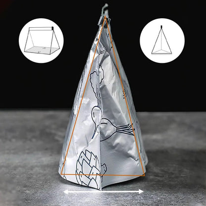 ✨1 for just £0.3♻️Reusable resealable aluminium foil storage bags 🥡🔒