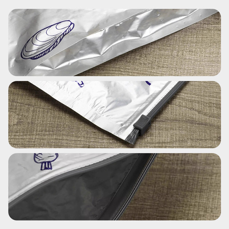 ✨1 for just £0.3♻️Reusable resealable aluminium foil storage bags 🥡🔒