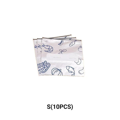 ✨1 for just £0.3♻️Reusable resealable aluminium foil storage bags 🥡🔒