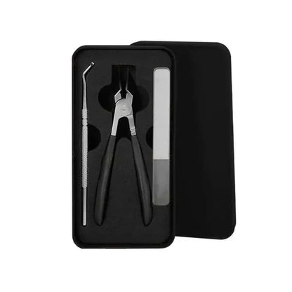 Anti-slush slant edge nail clippers 3-piece se