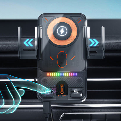 🔥HOT SALE 60% OFF🎁⚡Over 50,000 sold! 📱Smart 2-in-1 Car Rotating Mobile Phone Holder & Wireless Charger⚡
