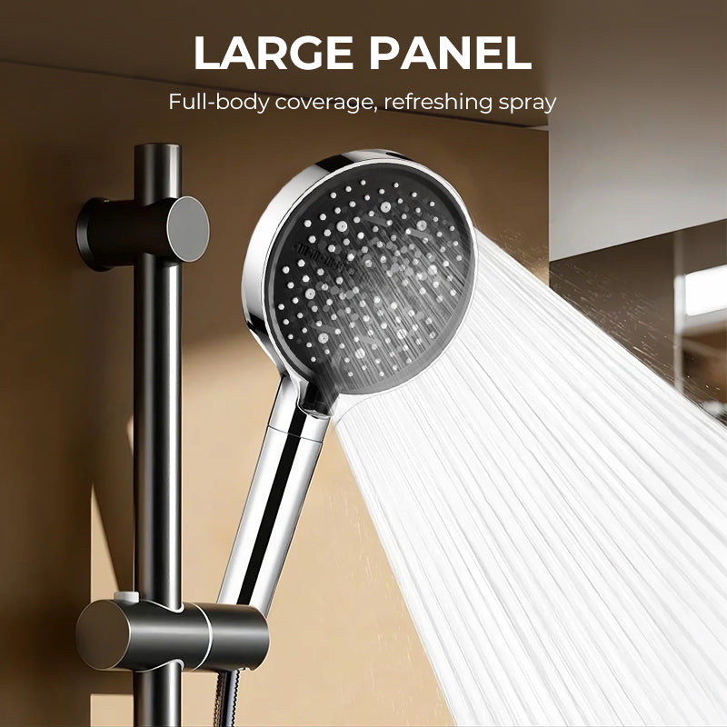 🌧️ Is the water pressure too low? This rain shower head is the solution—With 7 adjustable spray modes, it delivers a truly torrential downpour! 💪🚿