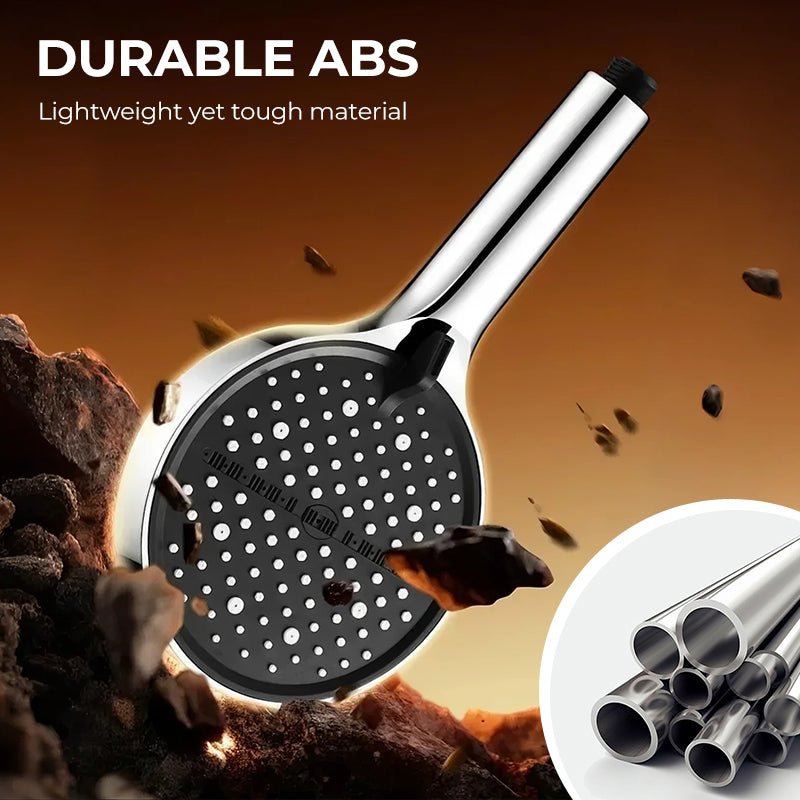 🌧️ Is the water pressure too low? This rain shower head is the solution—With 7 adjustable spray modes, it delivers a truly torrential downpour! 💪🚿