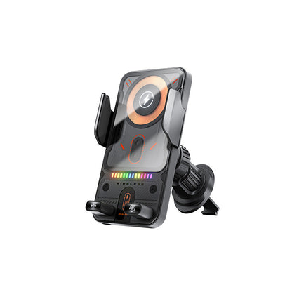 ✨2-in-1 smart car phone holder with swivel function and wireless charge