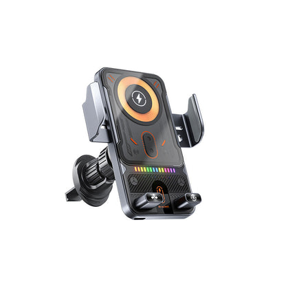 ✨2-in-1 smart car phone holder with swivel function and wireless charge