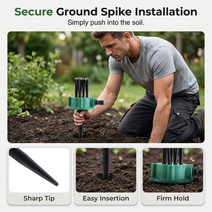 🌧️ Tired of uneven watering in the garden?🌱360° Coverage Precision Garden Irrigation Sprinkler