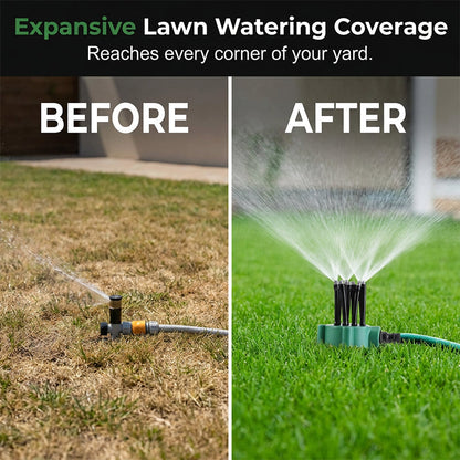 🌧️ Tired of uneven watering in the garden?🌱360° Coverage Precision Garden Irrigation Sprinkler