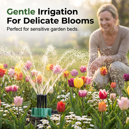 🌧️ Tired of uneven watering in the garden?🌱360° Coverage Precision Garden Irrigation Sprinkler