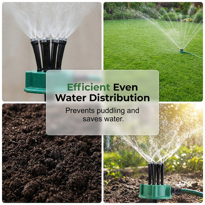 🌧️ Tired of uneven watering in the garden?🌱360° Coverage Precision Garden Irrigation Sprinkler