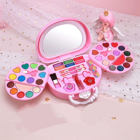 💄 Kids Washable Makeup Handbag Toy Set: Non-Toxic Princess Beauty Kit for Girls! 👑