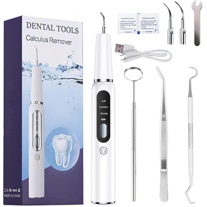 🦷⚡ Ultrasonic Tartar Remover — Gentle, Rechargeable & Waterproof Oral Care Tool