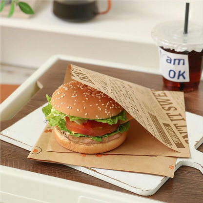 🐰🧺 Cute paper bags with animal designs that are grease-resistant